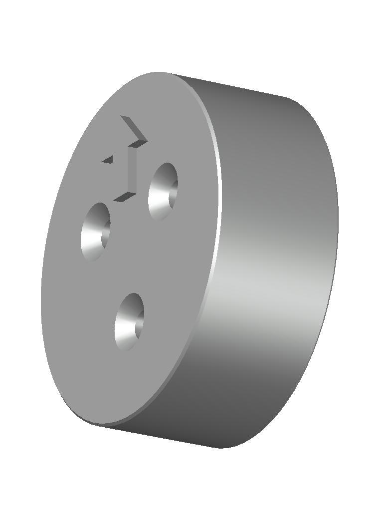 ЛЦДА.711192.015 Пресс-крышка торцевая без отверстия<br>